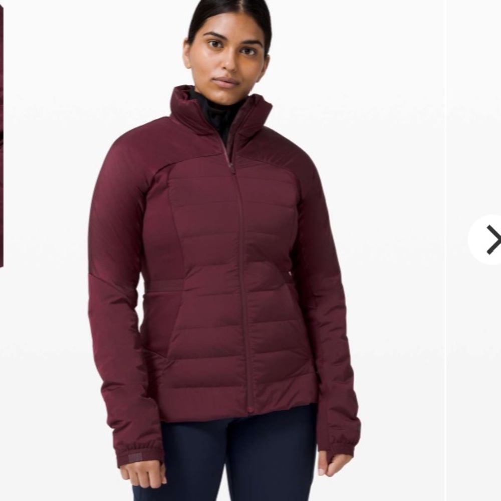 Lululemon Down For It All jacket. Size 8.